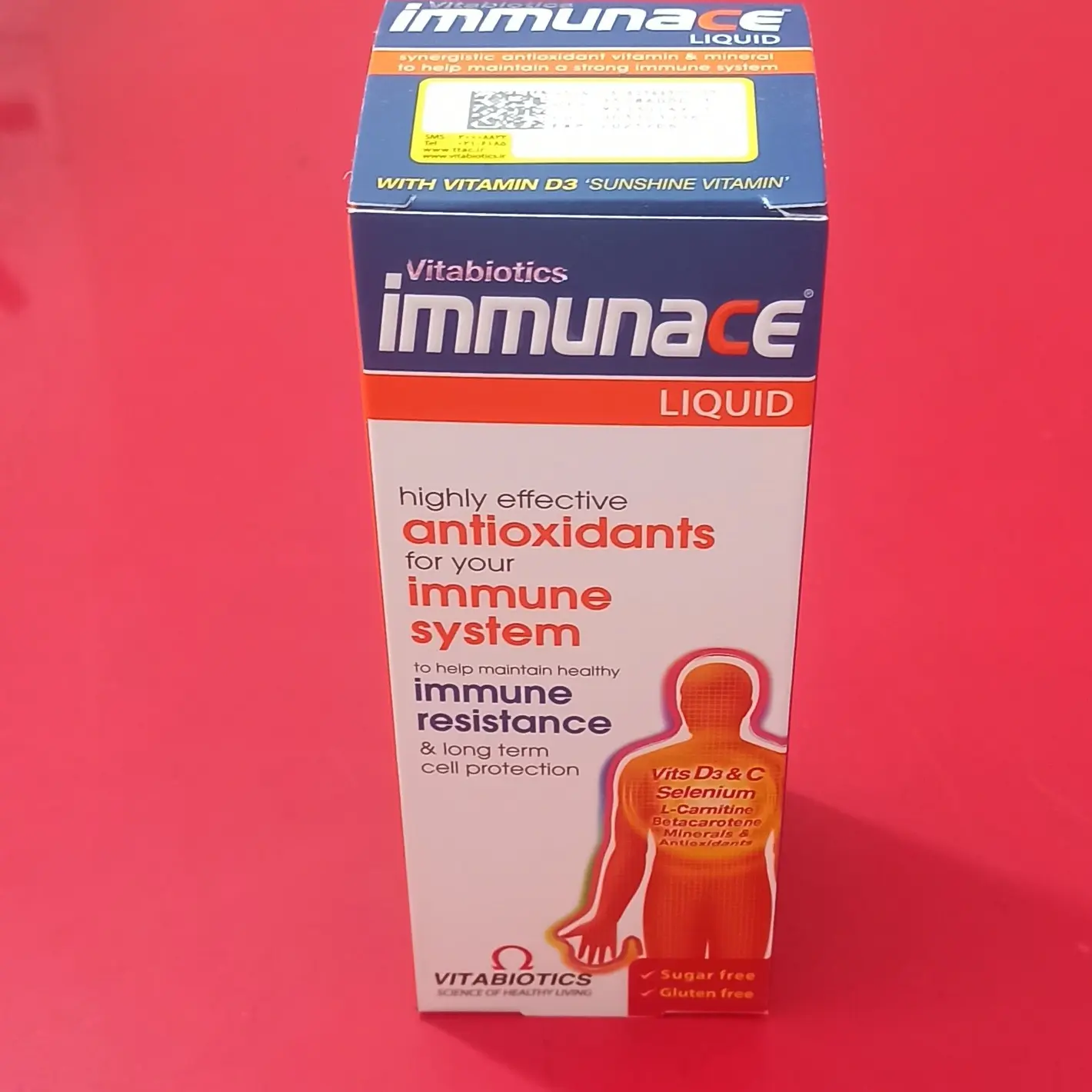 شربت ایمیونس ویتابیوتیکس 200 میلی لیتر Vitabiotics Immunace Liquid 200 ml