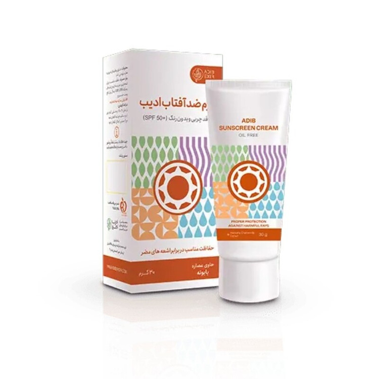 کرم ضدآفتاب ادیب SPF50