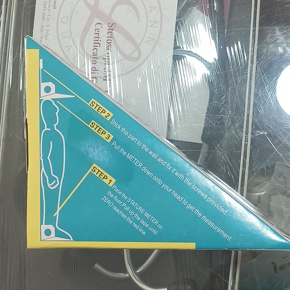 قد سنج دیواری 2 متری